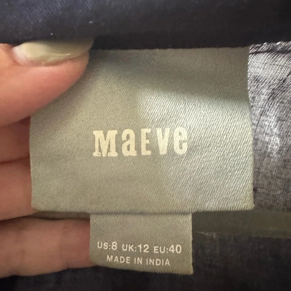 Maeve Navy Floral Sleeveless Dress - Picture 8 of 10